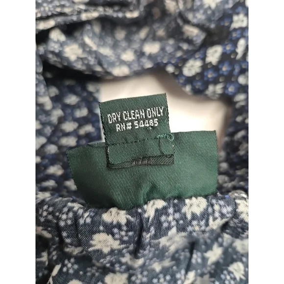 Vintage American Eagle Faux Wrap Maxi Skirt Large Floral Pockets - Picture 4 of 8